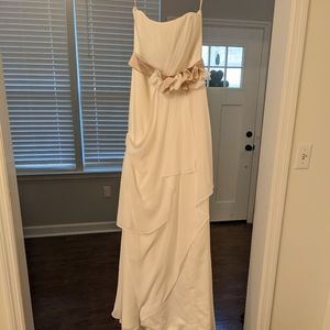 Beach strapless Wedding dress 6 8
